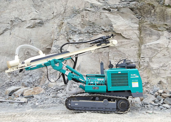Good price 5.8T 회전하는 유압 아래 구멍 DTH 드릴링 리그 온라인으로
